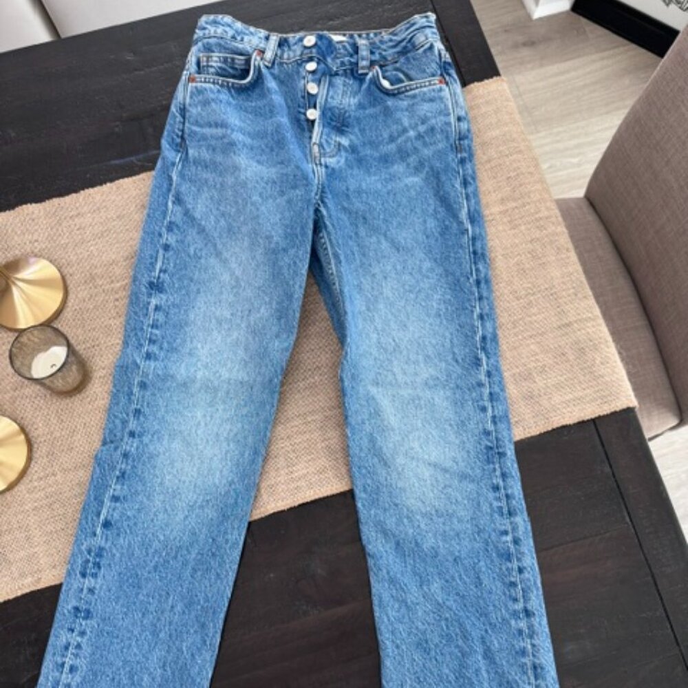 Reformation Cynthia High Rise Straight Jeans